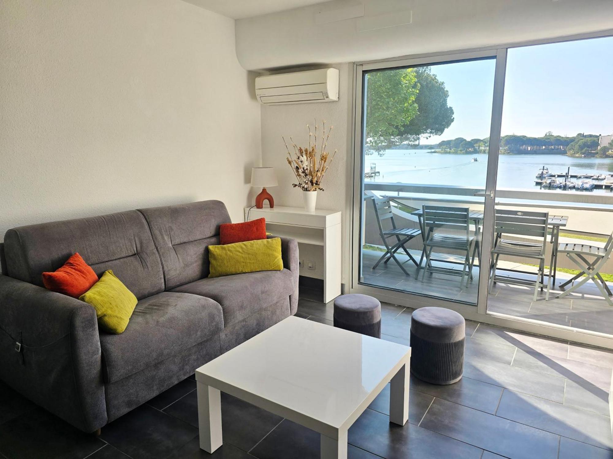 L'Olympe Vue Lac Parking Clim Wifi - Rossiconciergerie - Linge Inclus La Grande-Motte Exterior photo